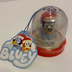 Bluey Christmas Ornament with Red and Blue Colors